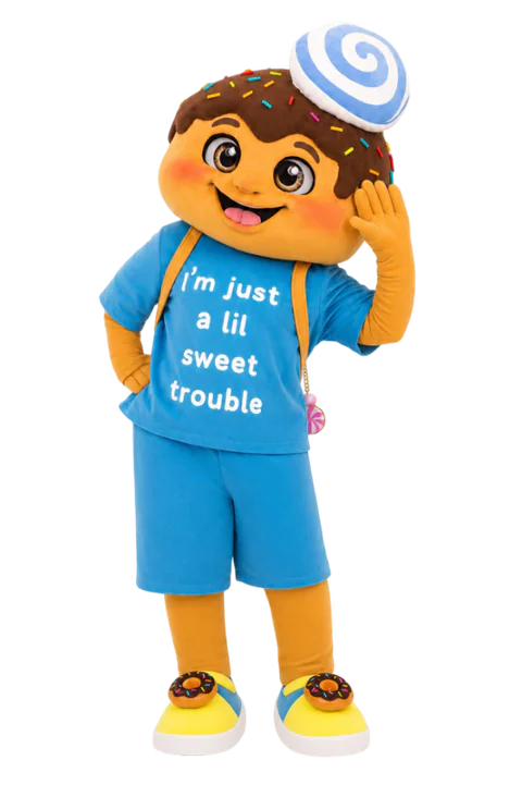 Mascottepak Donutjongen