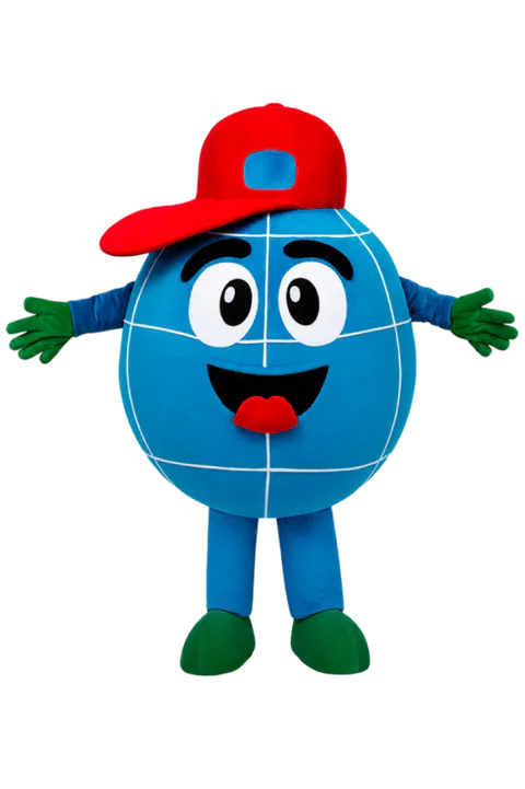 Aqua Globe Mascot Costume