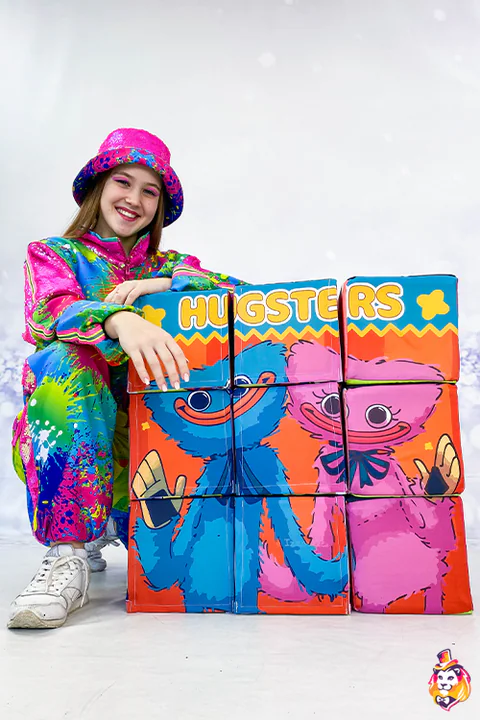 Puzzle Cubes Monsters Party Prop