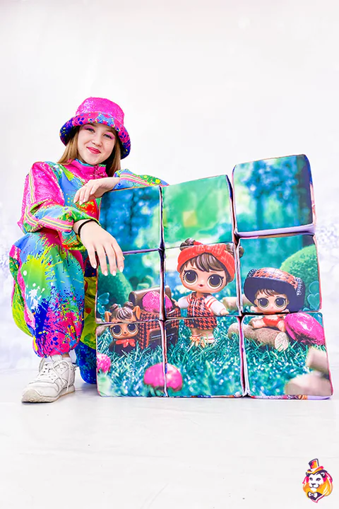 Puzzle Cubes Baby Dolls Party Prop