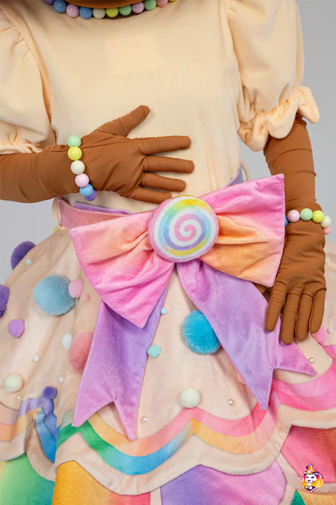 Mascottepak Suikermeisje – detail