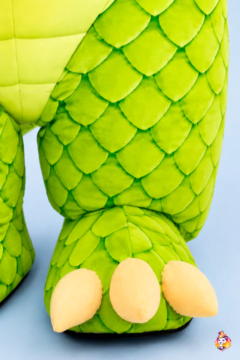 Mascottepak Groen gordeldier – detail