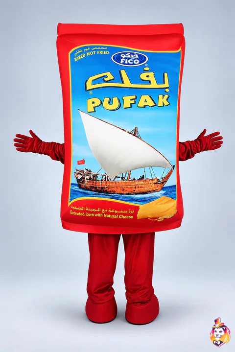 Mascottepak Snackzak – vooraanzicht