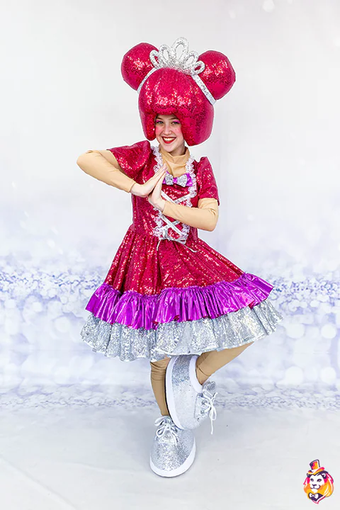 Doll Blackberry entertainer costume — front view