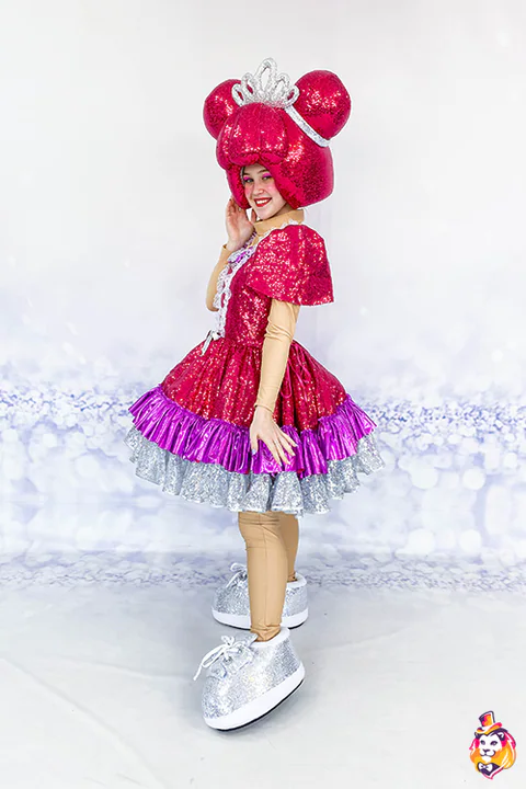 Doll Blackberry entertainer costume — side view
