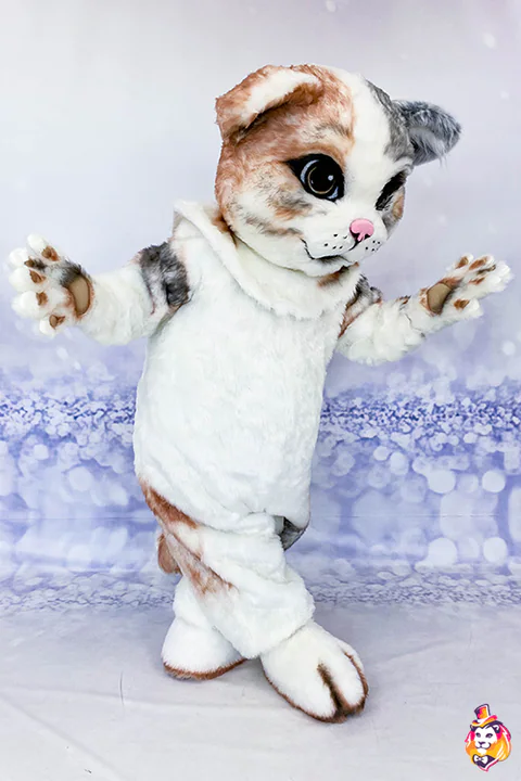Mascottepak Kater Marshmallow – vooraanzicht