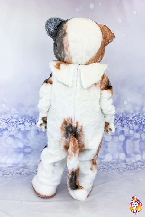 Mascottepak Kater Marshmallow – achteraanzicht