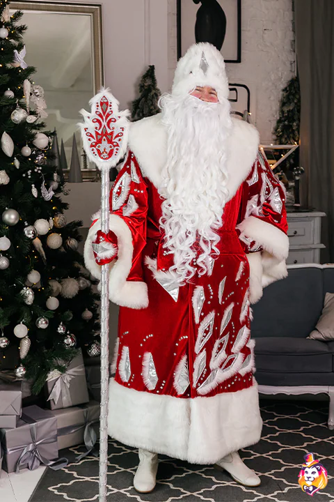 Santa Claus Red Velvet Party Entertainer Costume