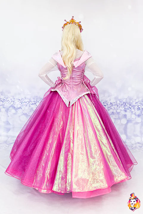 Princess Rose entertainer costume — back view