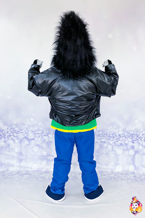 Mascottepak Gorilla-gangster – achteraanzicht