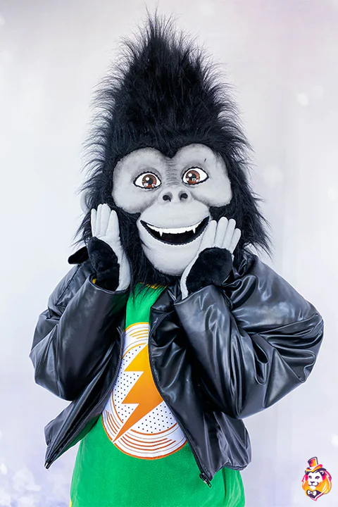Mascottepak Gorilla-gangster – detail
