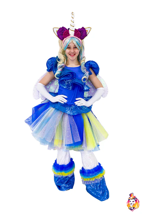 Unicorn Girls Party Entertainer Costume