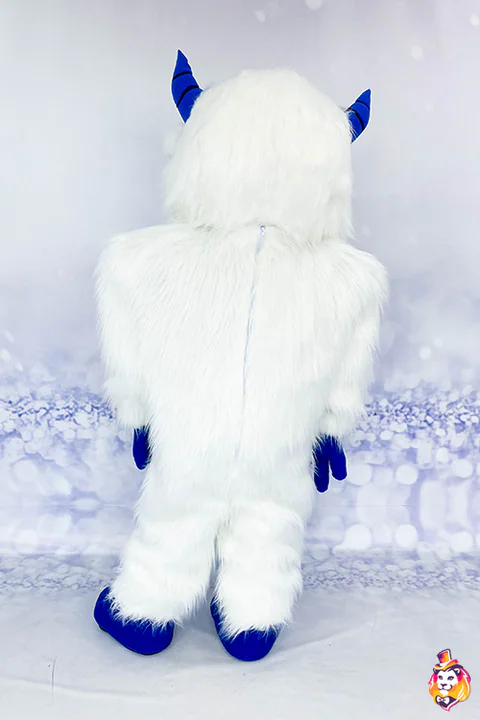Costum de mascotă Yetty – vedere din spate