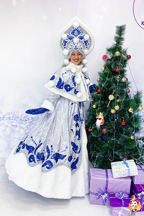 Snow Maiden Snowy Party Entertainer Costume