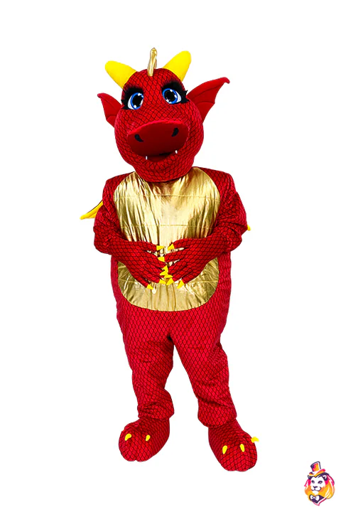 Mascottepak Draak Reddy