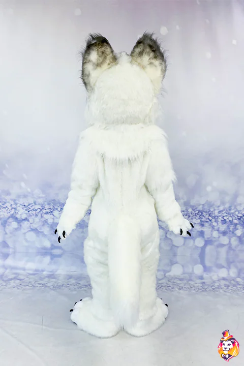 Fursuit Fox mascot costume — back view