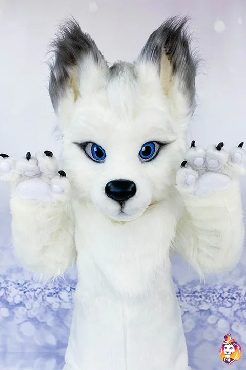 Fursuit Fox mascot costume — detail