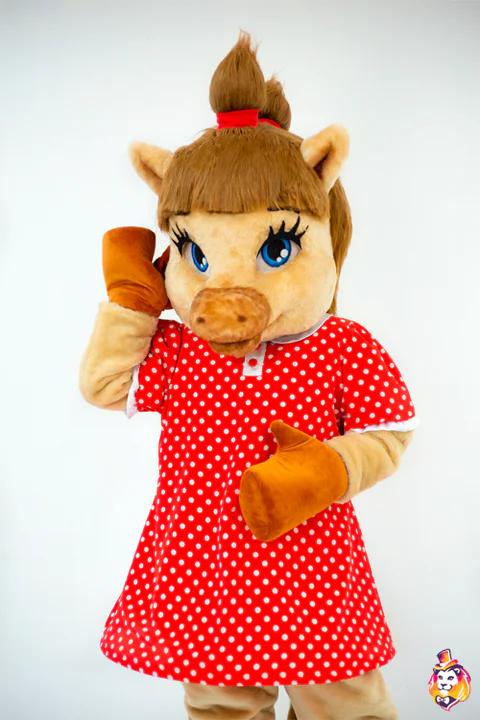 Pony mascot costume — detail