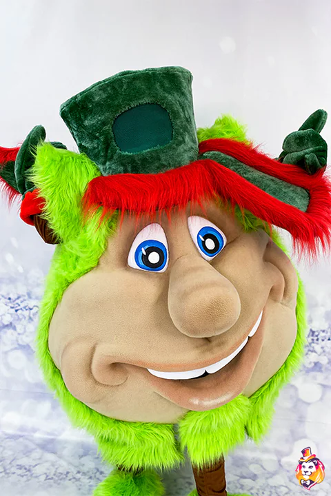 Forest Man mascot costume — detail