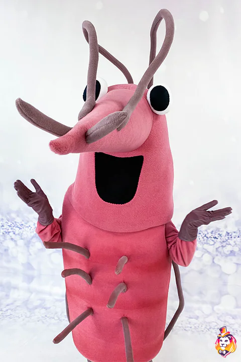 Mascottepak Garnaal – detail