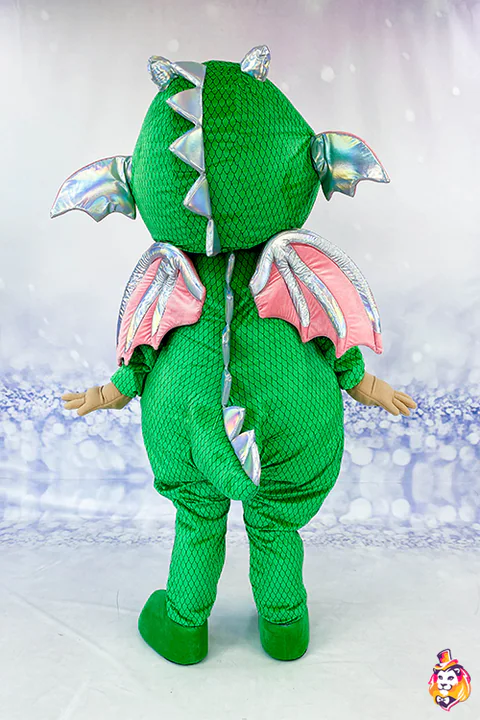 Cutie Dragon mascot costume — back view