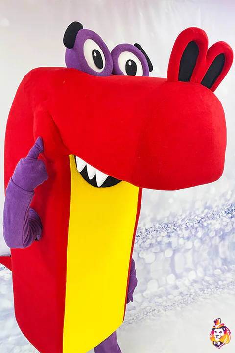 Zuvrik – Maskottchen-Kostüm, Detail
